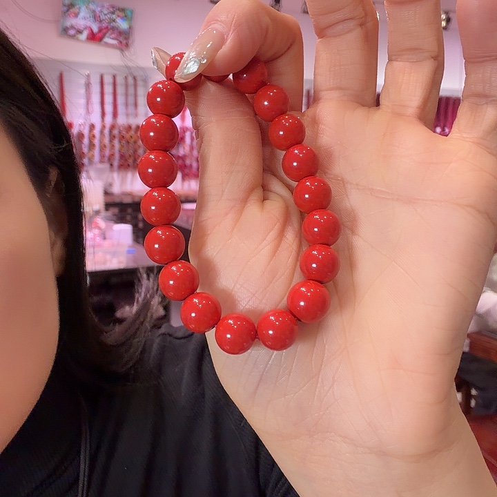 天然辰砂10mm21颗朱砂