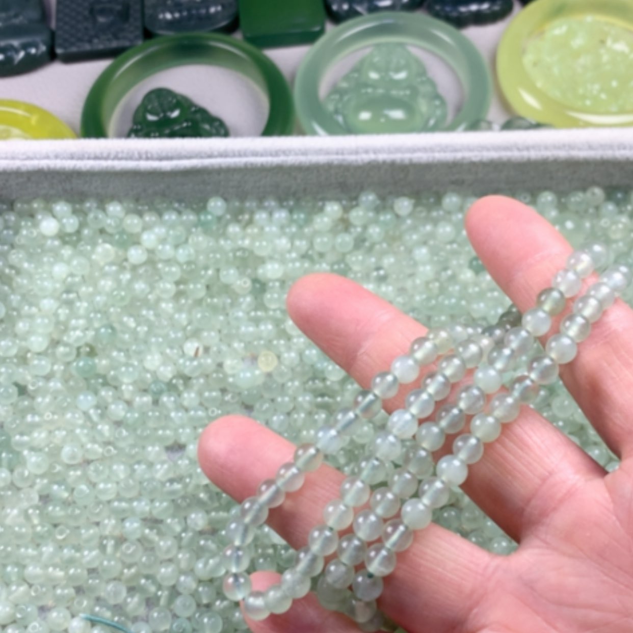 【闪购商品】蛇纹石玉岫玉未镶嵌