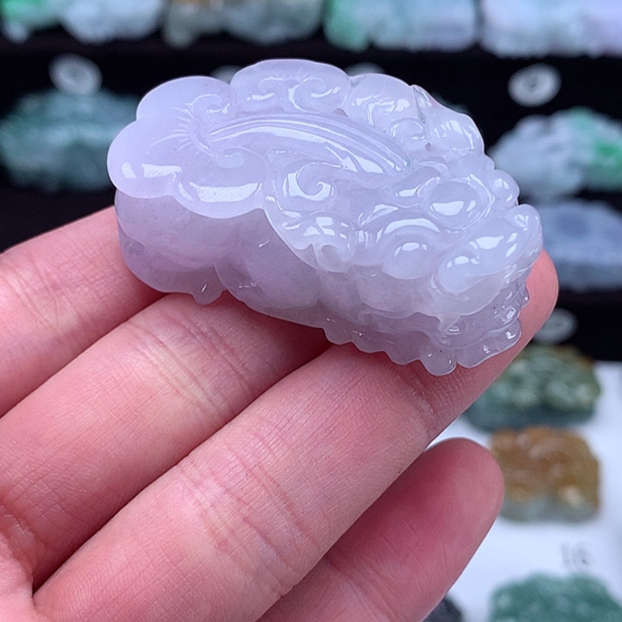 【闪购商品】翡翠颈饰未镶嵌貔貅