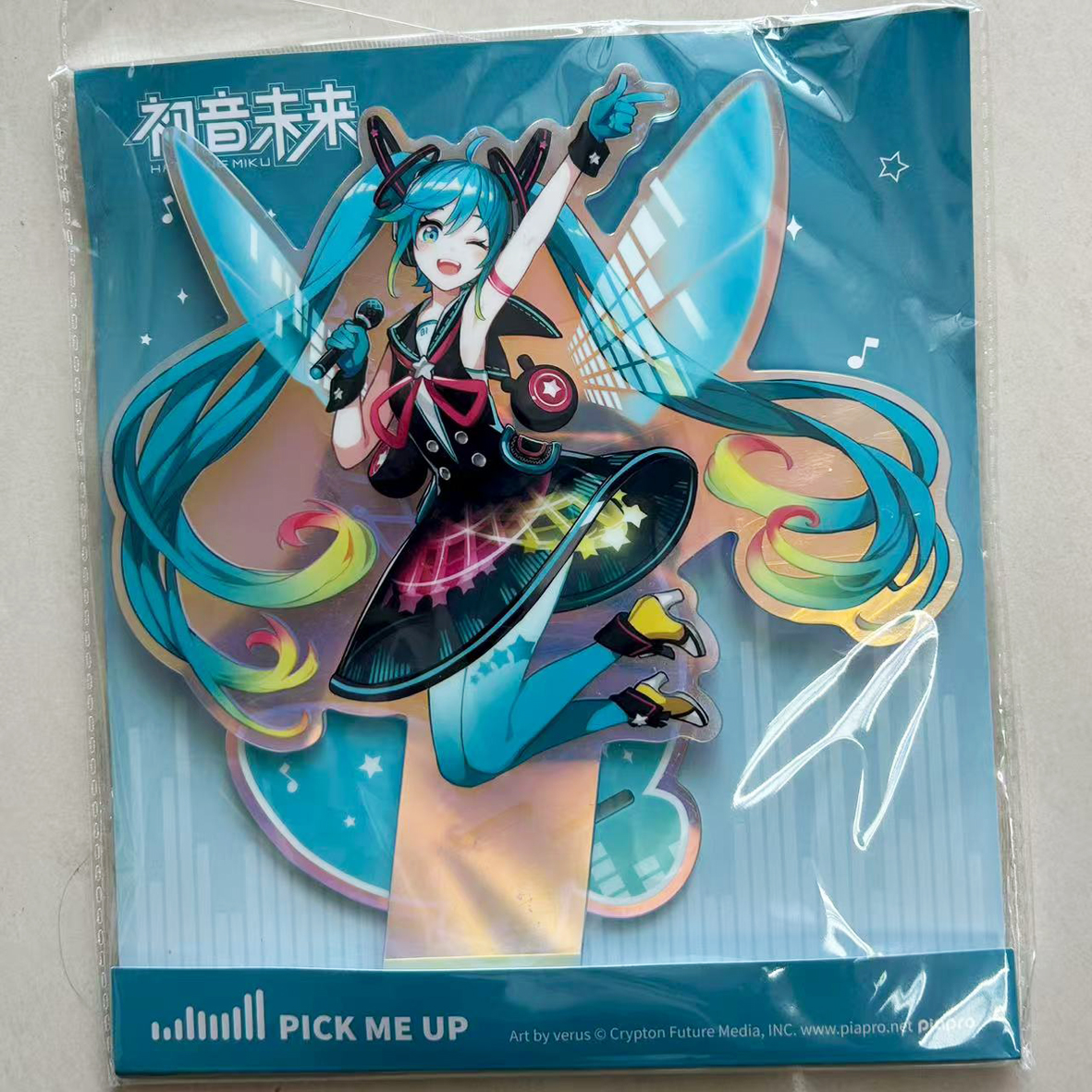 初音未来PICK ME UP系列 亚克力大立牌 初音大立牌广博正版授权