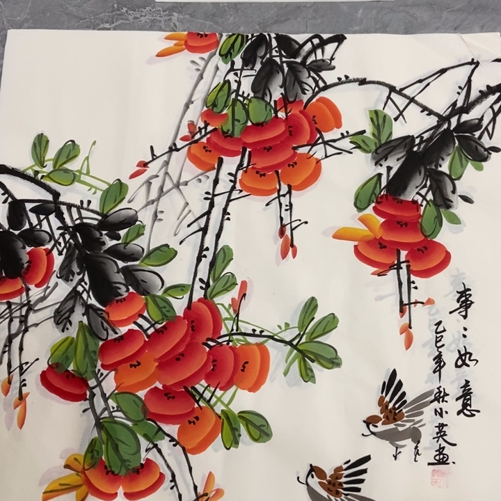 枕书斋画廊的直播间