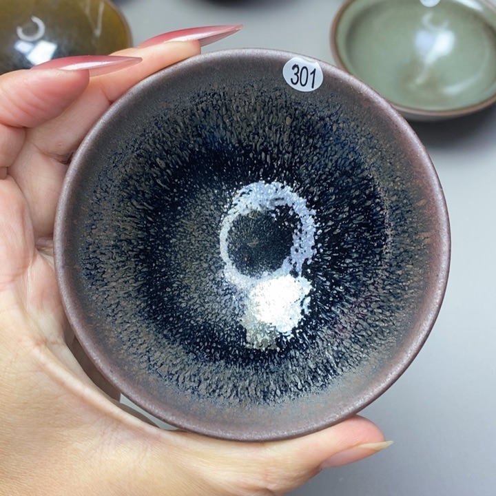 茶盏建窑建盏磨底柴烧主人杯