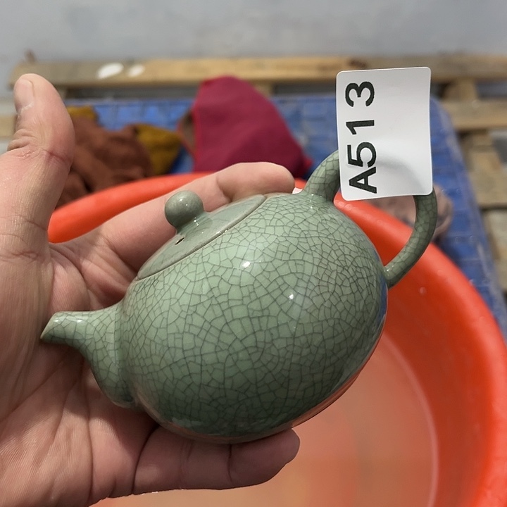 一***菜茶具默认微瑕瓷器、茶具、壶、摆件，介意勿拍 