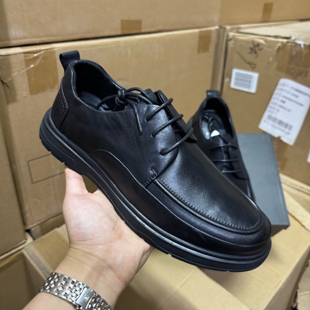 海男鞋剪标092软底软面头层牛皮舒适男鞋可休闲可商务舒适不挑脚