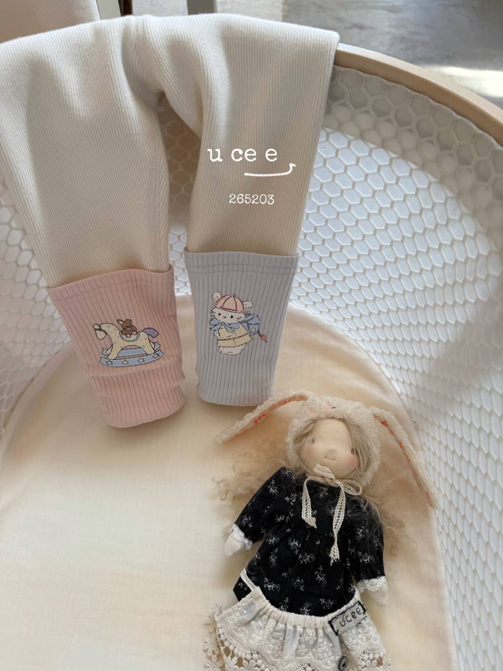 265203粉蓝杏拼色小马打底裤加绒加厚秋冬款