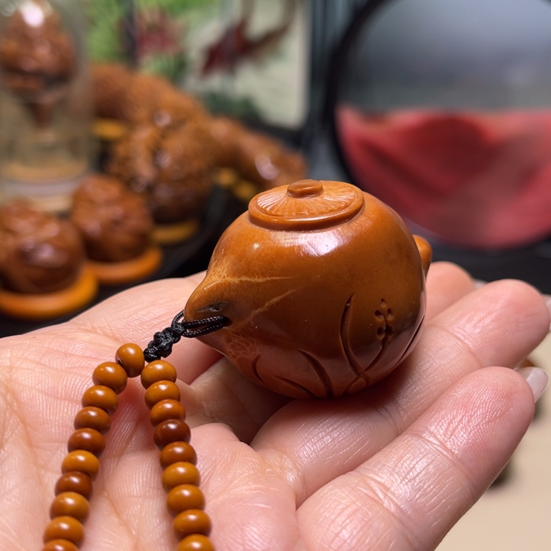 橄榄核手串/手链把把壶链子一套