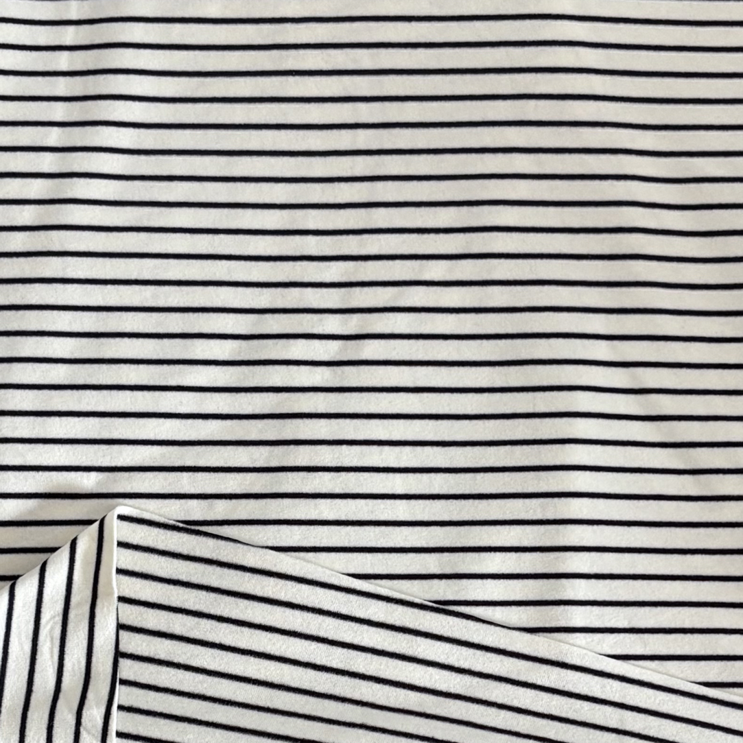 条纹双面德绒面料两米（3号）