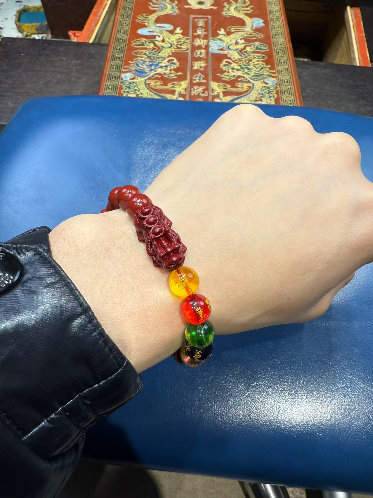 天然辰砂瑞哥专属辰砂手串1.0小