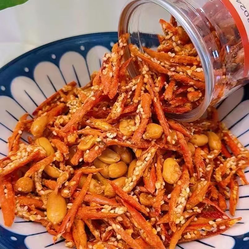 栗子曰花生芝麻辣椒酥260克