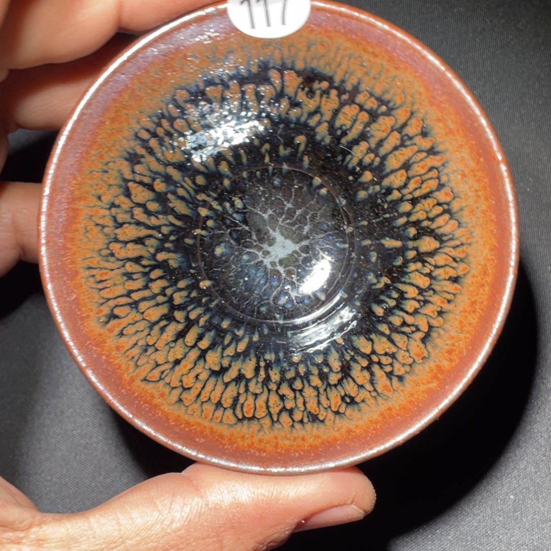 茶盏柴烧建盏老黄甄选117