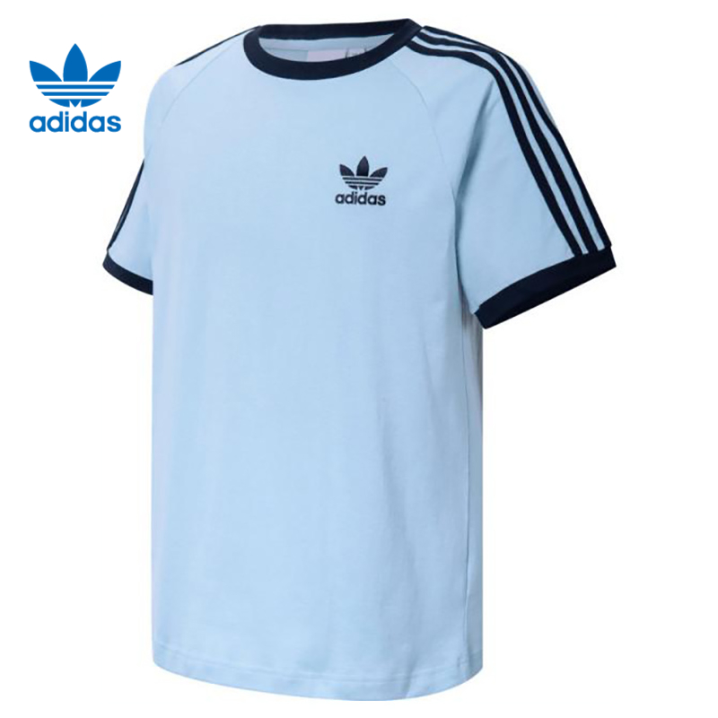 Adidas阿迪达斯三叶草春季男子运动休闲圆领短袖T恤JN7018