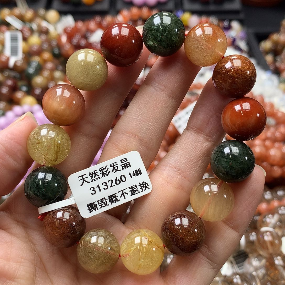 水晶手链未镶嵌，，，