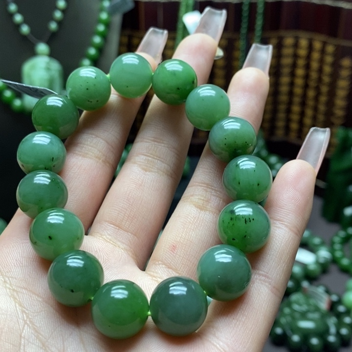 和田玉手串未镶嵌