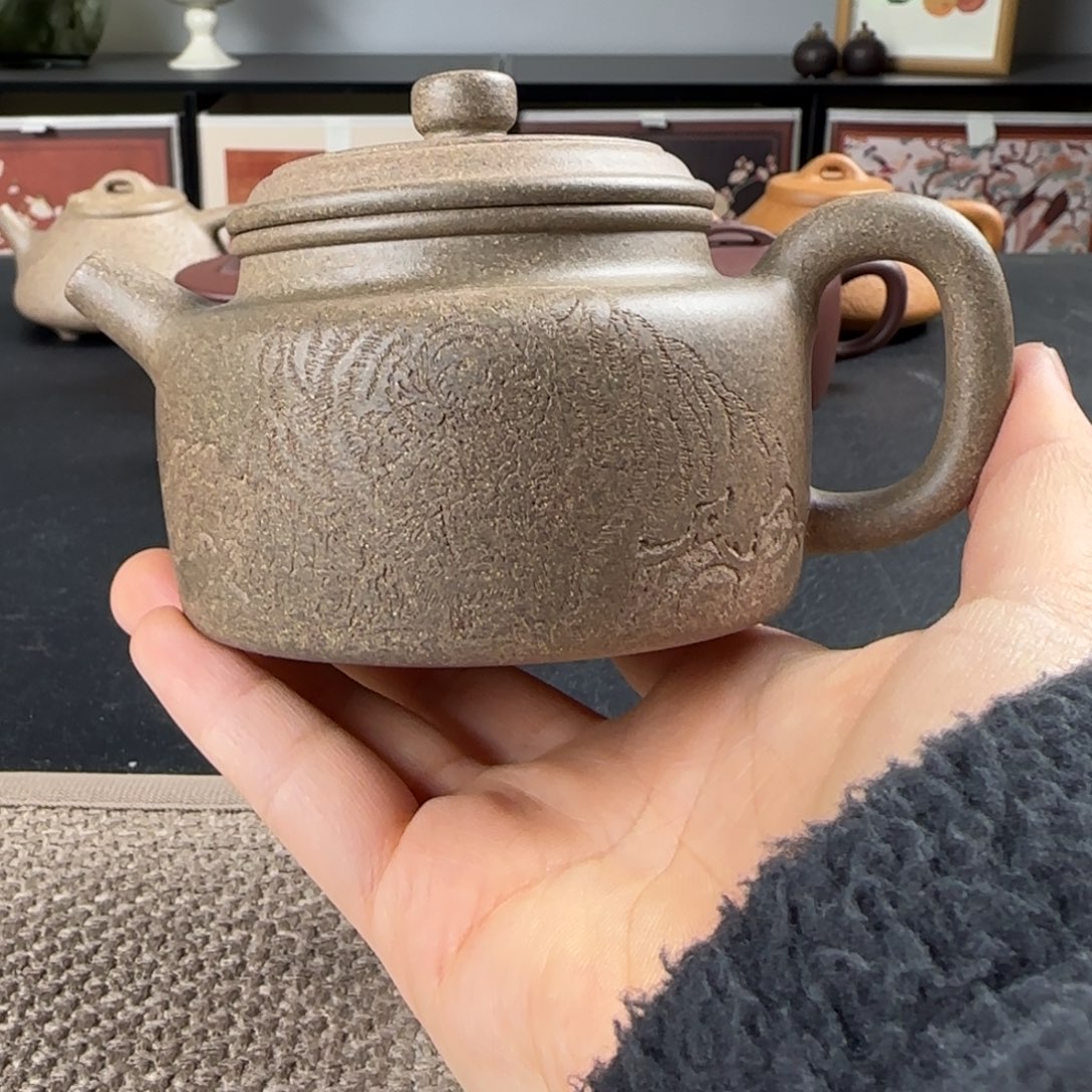 紫砂茶壶老虎德钟