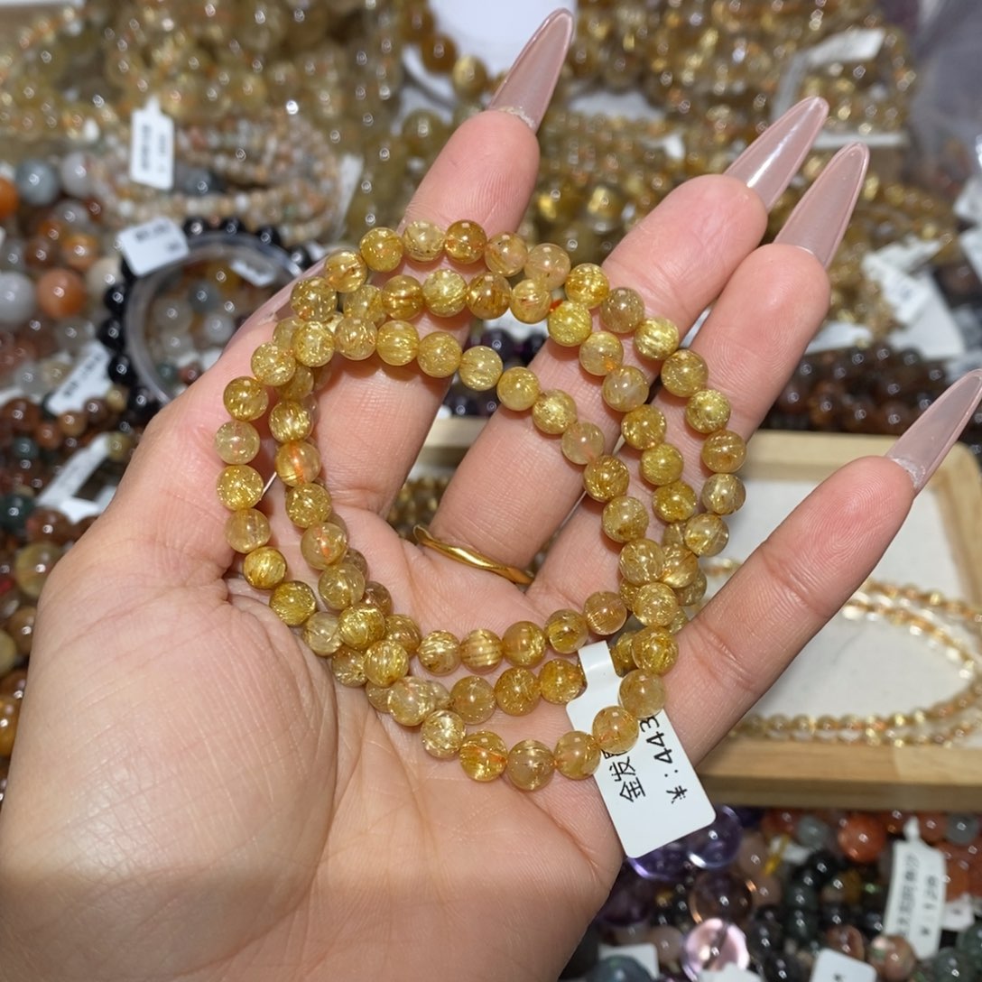 水晶手链未镶嵌渐****…手链