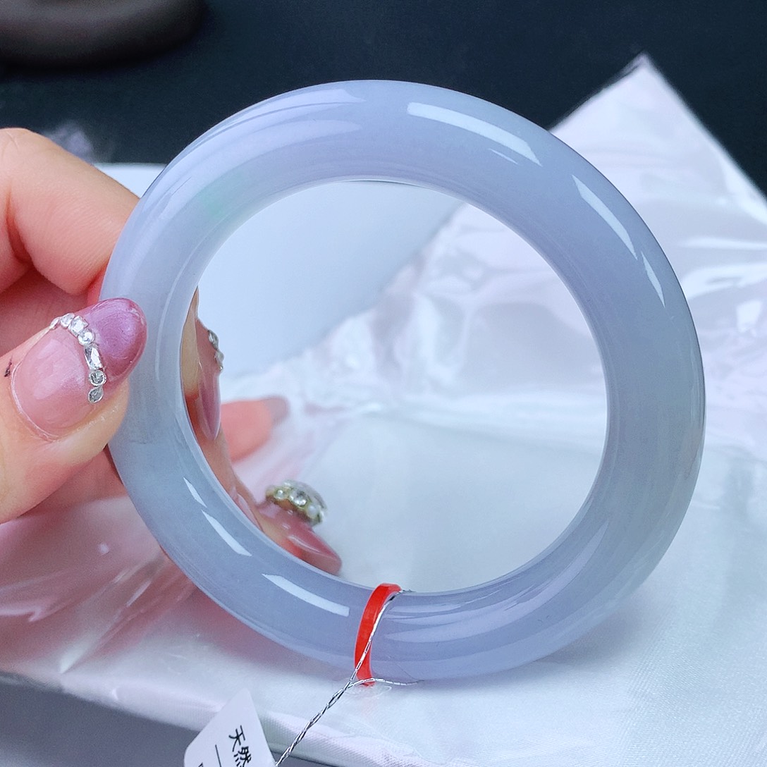 翡翠手镯未镶嵌55胖