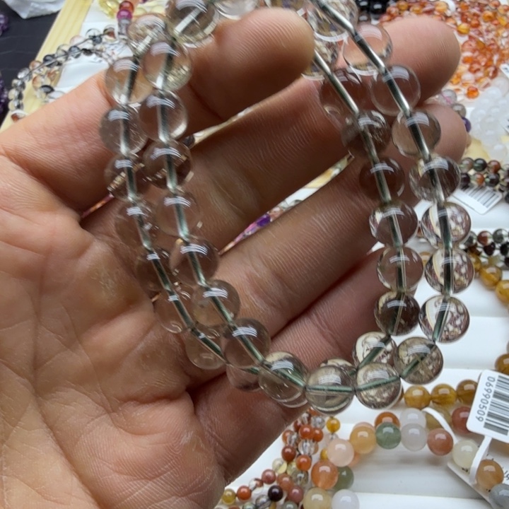 乡***活水晶手链未镶嵌天然