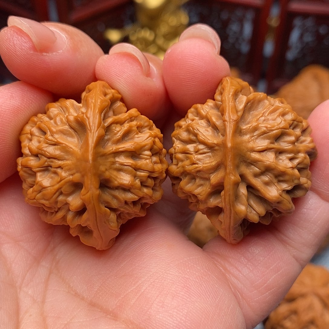 文玩核桃把件35全品绝配野生秦闷