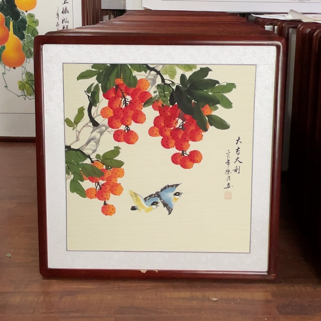 国画带框尺寸63*63厘米