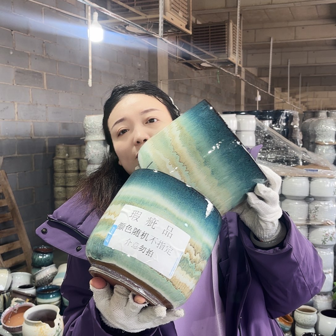 瑕疵两个高20/19红陶