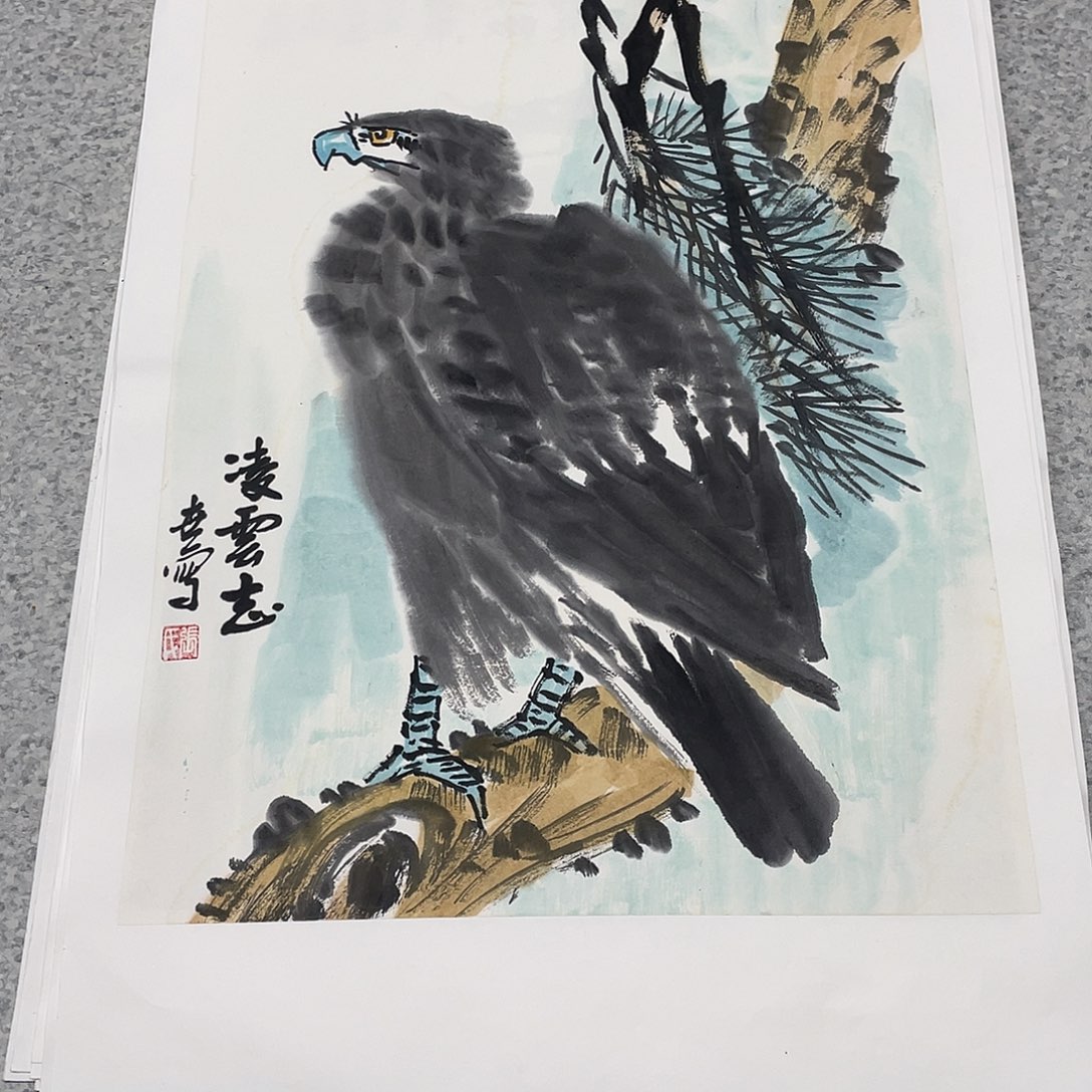 国画1.4平尺国画作品