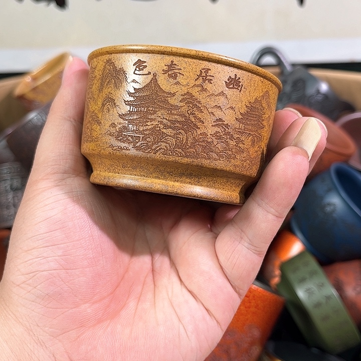 茶杯紫砂全手工紫砂主人杯