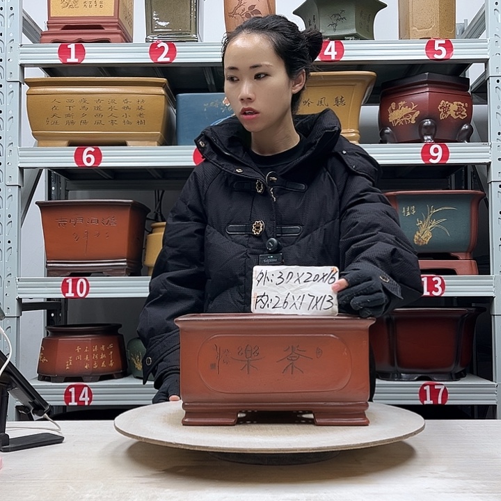 紫砂花盆紫砂花盆