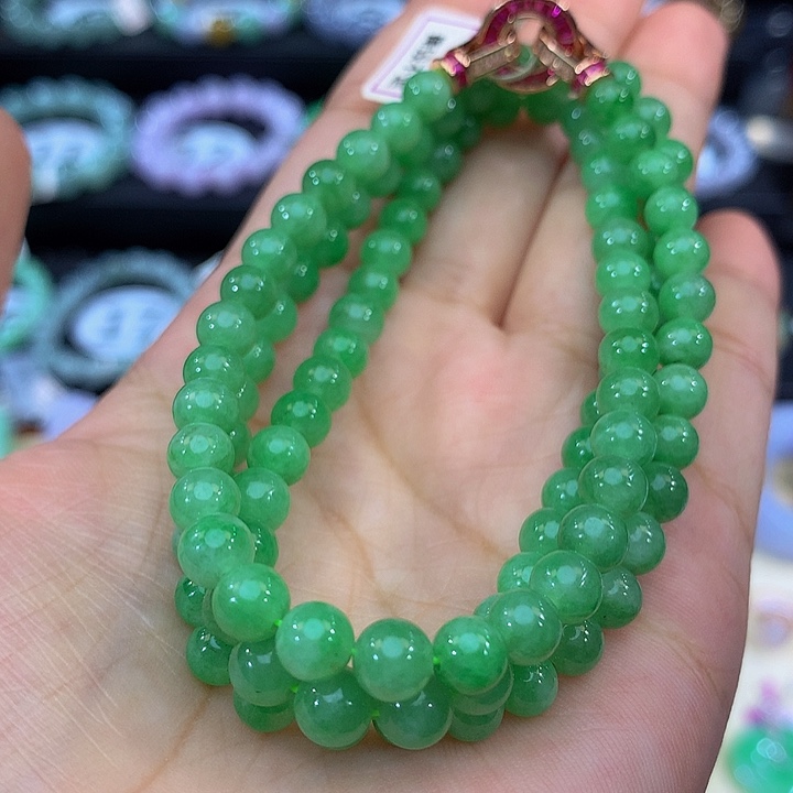 未镶嵌手链翡翠翡翠