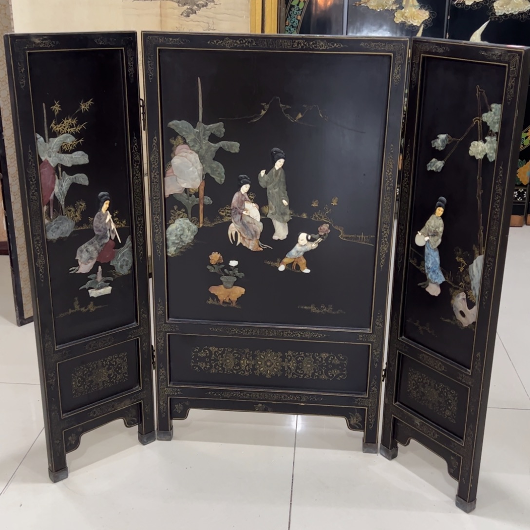 绘画石头回流屏风回流屏风