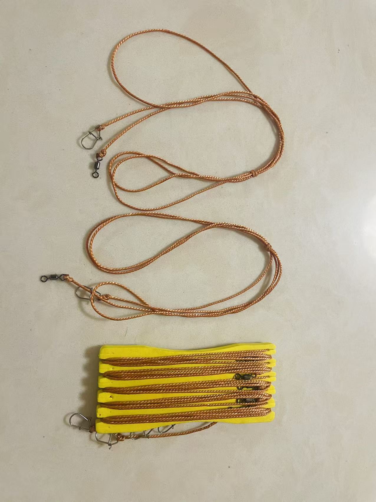 钓鱼线前导线串钩远结实八字环别针淡海水通用