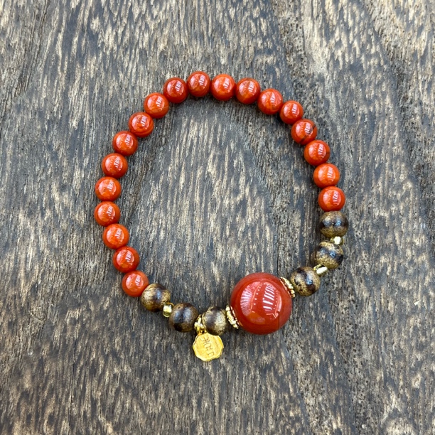 南红配饰手串6mm-0567