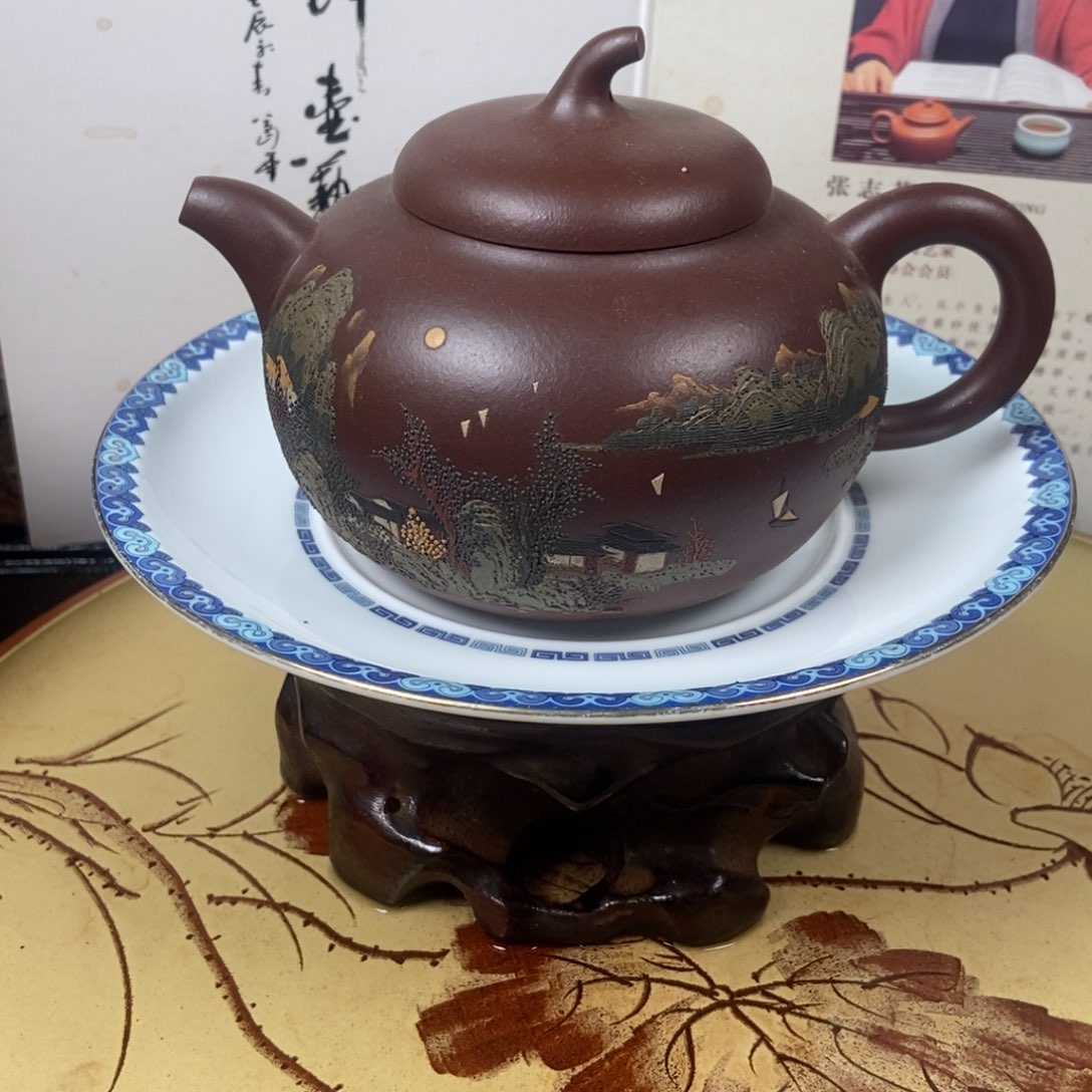 紫砂茶壶潘晨容量宜兴紫砂壶