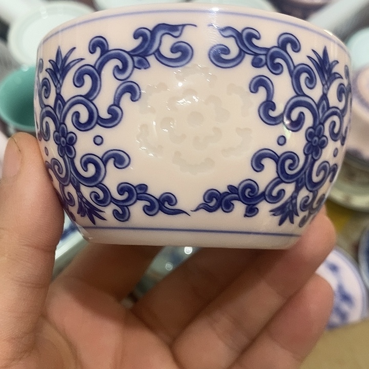 摆件陶景德镇陶瓷主人杯2344