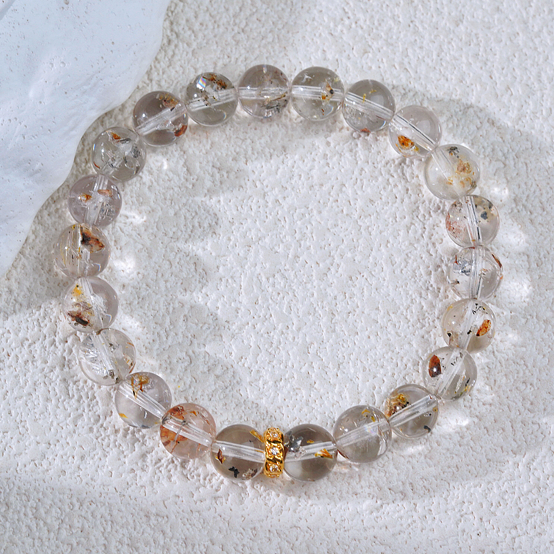 【钻 石心】水晶手串18（天然珠宝多样性发其一）