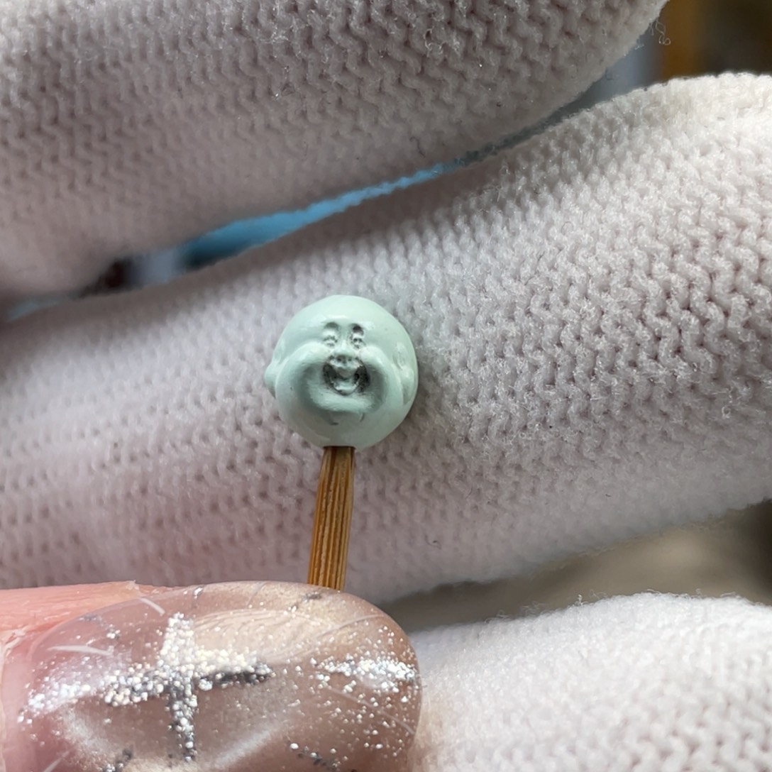 绿松石未镶嵌挂件