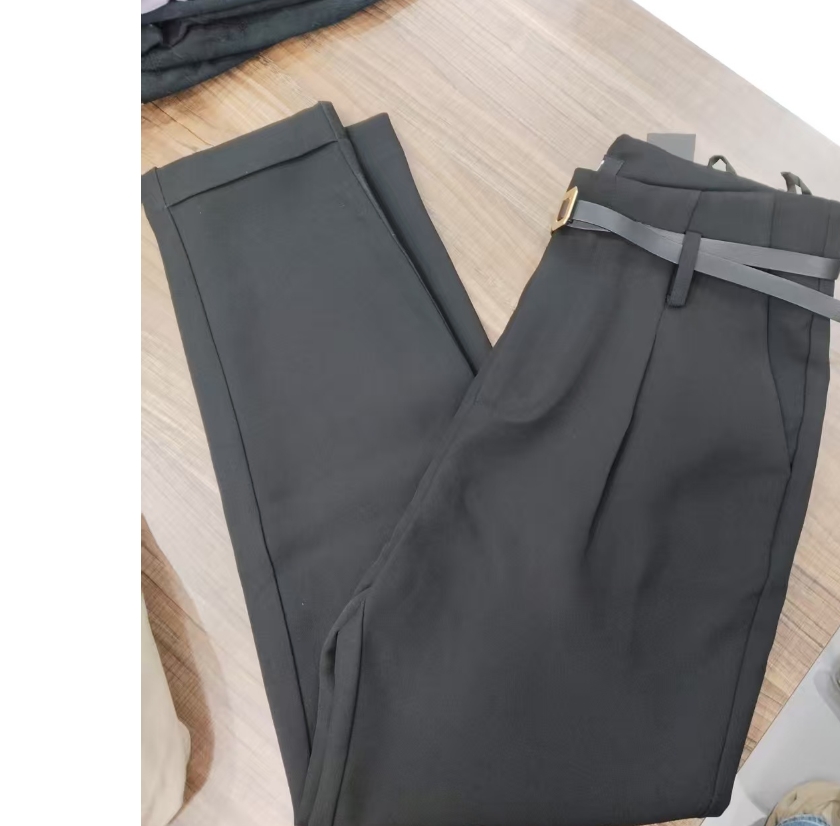 特价2025春季新款女西装小脚裤高腰垂感小脚裤A-2