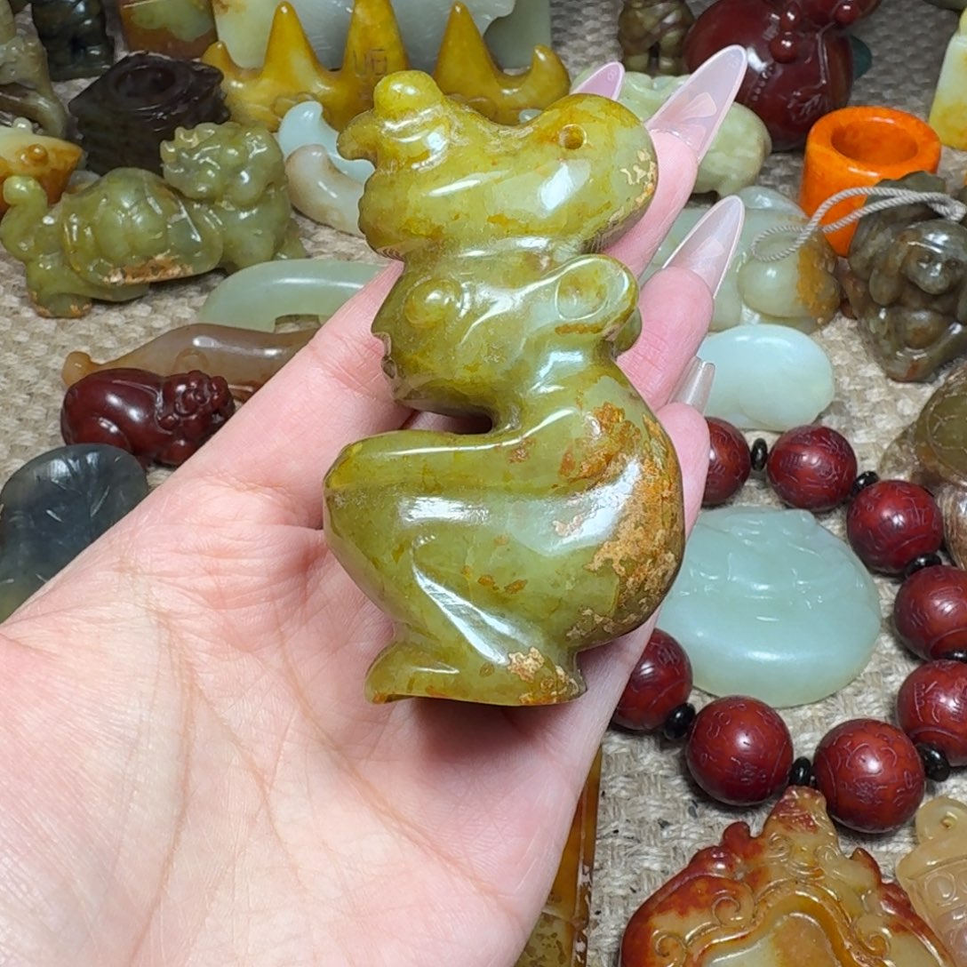 白玉菩提吊坠挂件