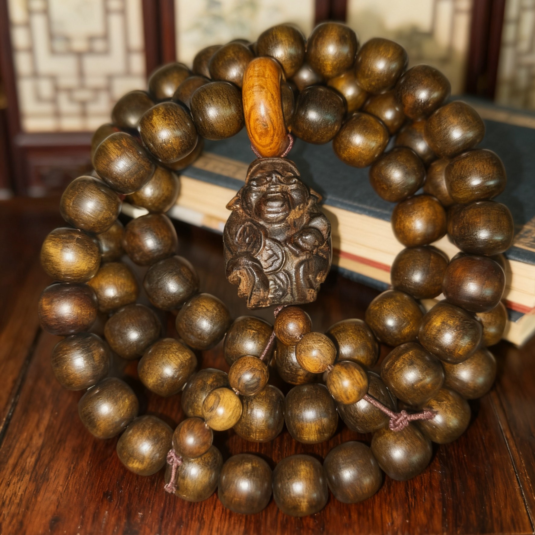 沉香A115文玩挂件手链多样性发其一