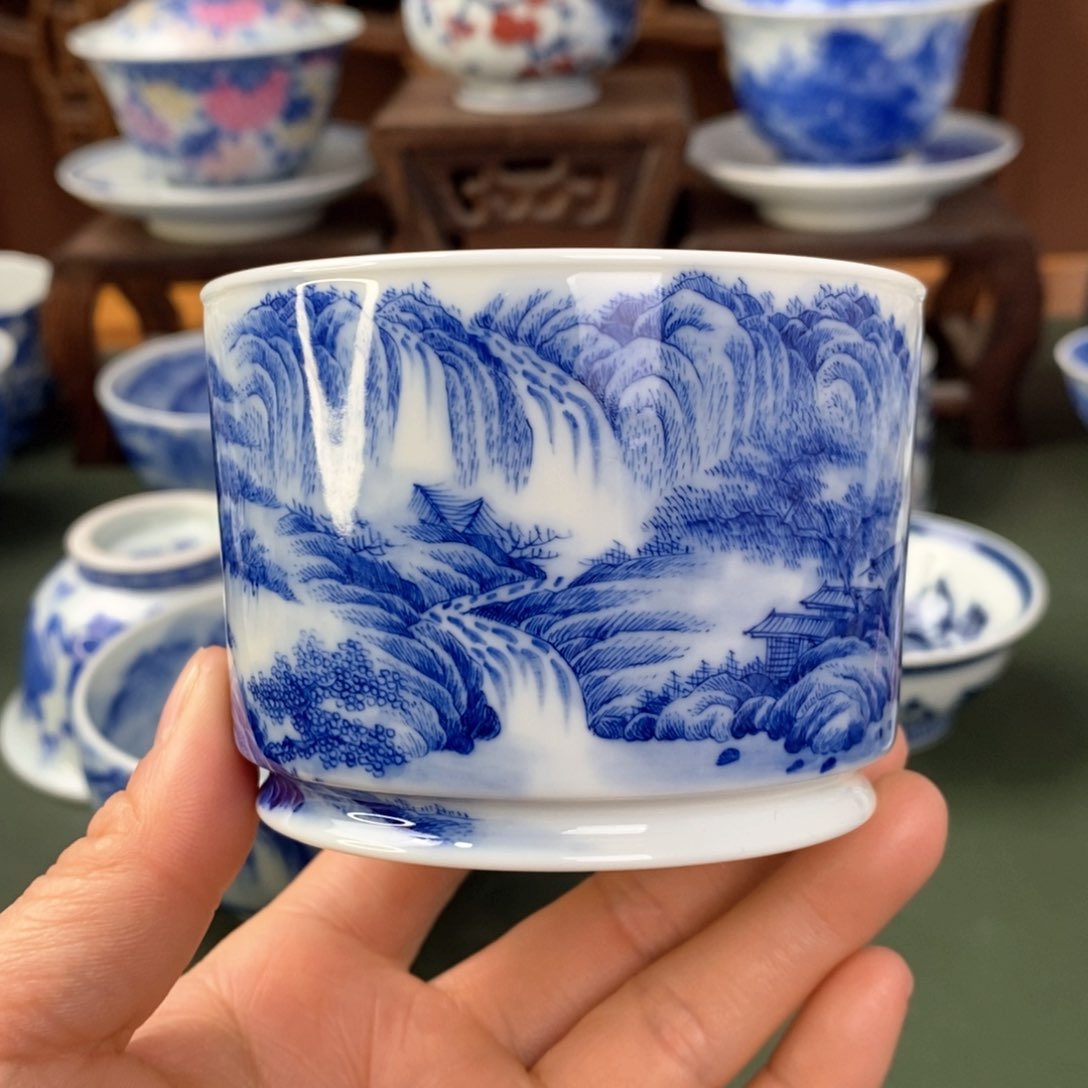 杯景德镇陶瓷手工手绘