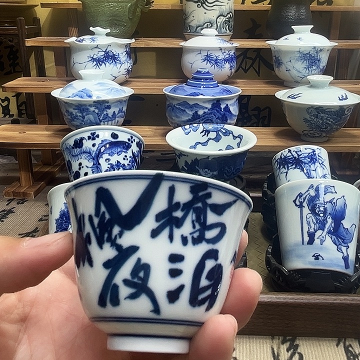 景德镇手工手绘作品