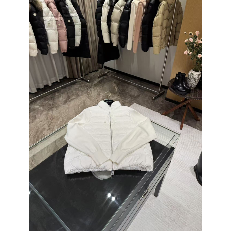 WW2025新款女士时尚经典百搭针织拼接羽绒服A012