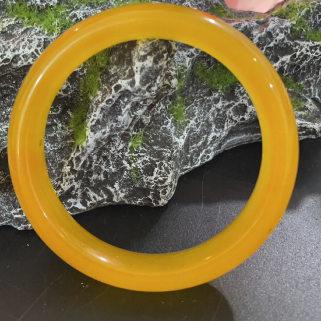 390    鸡冠黄车轮镯