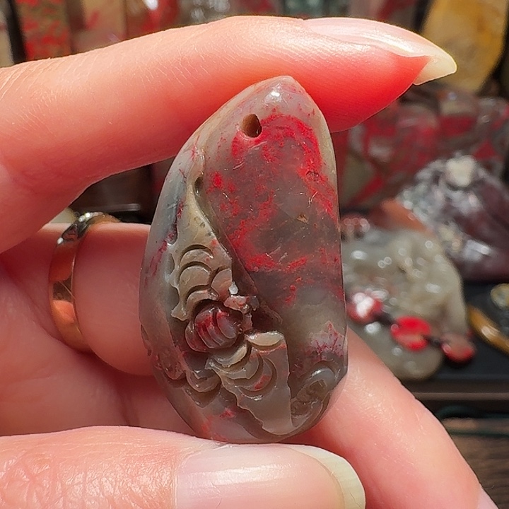 昌化鸡血石用****5昌化鸡血石