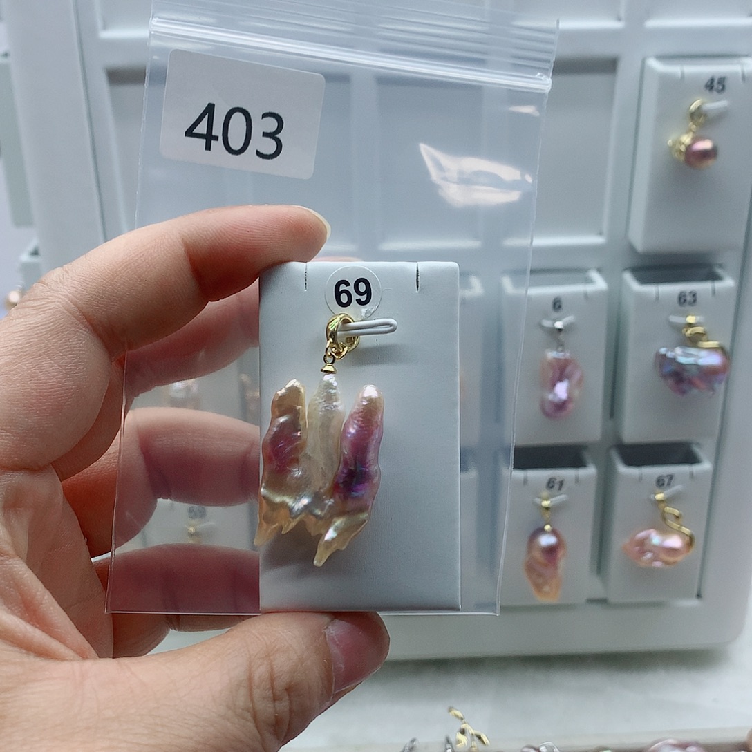 雨***霖淡水珍珠合金吊坠(不含链)