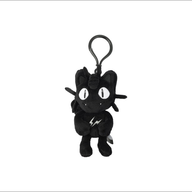 全新未使用  Fragment Design 台北TPE限定暗黑喵喵 钥匙扣