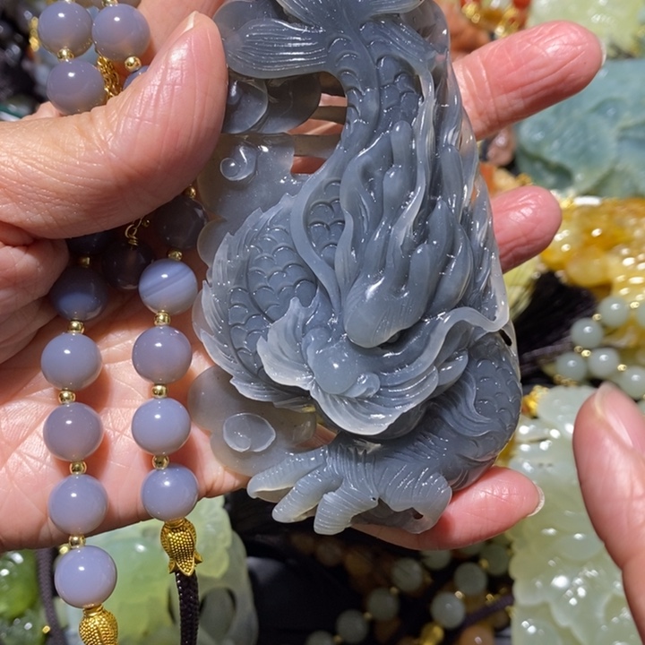 岫玉岫玉吊坠未镶嵌