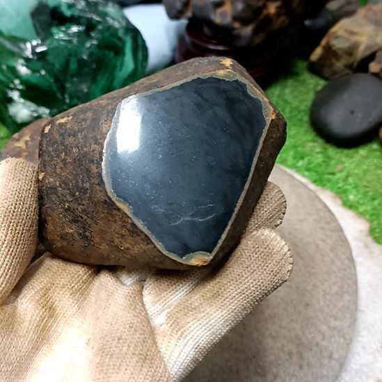 铨***林石材黄乡雨石观赏摆件