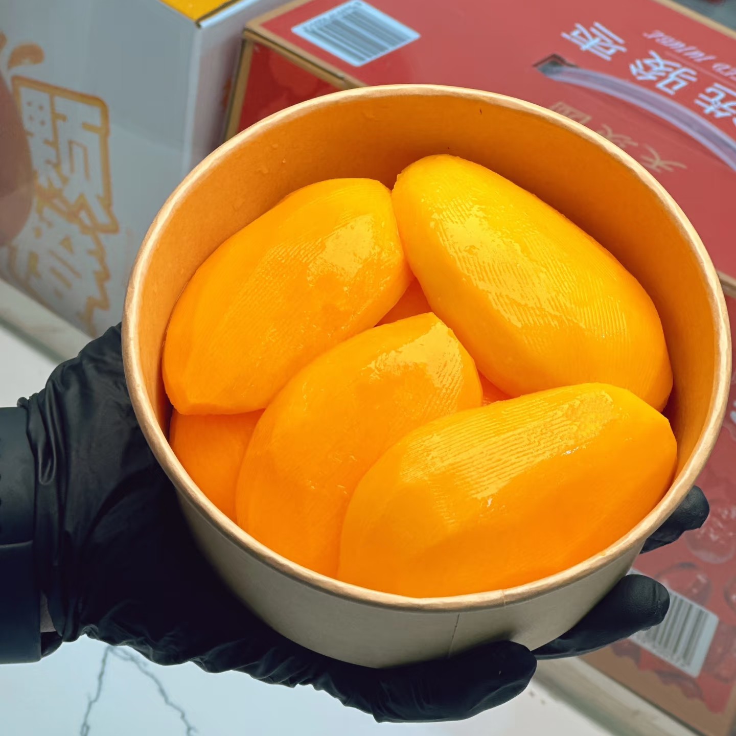 果切树熟小台芒去皮果切