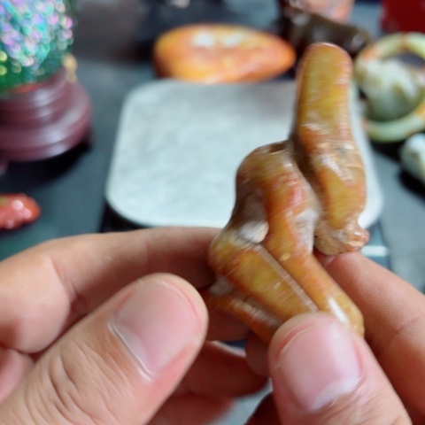 紫金钵盂菩提把件