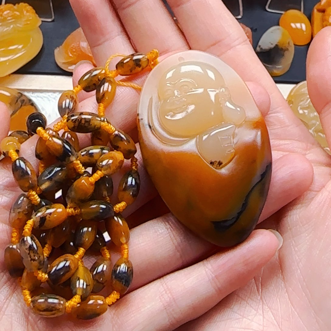 石英质玉（黄龙玉）未镶嵌1